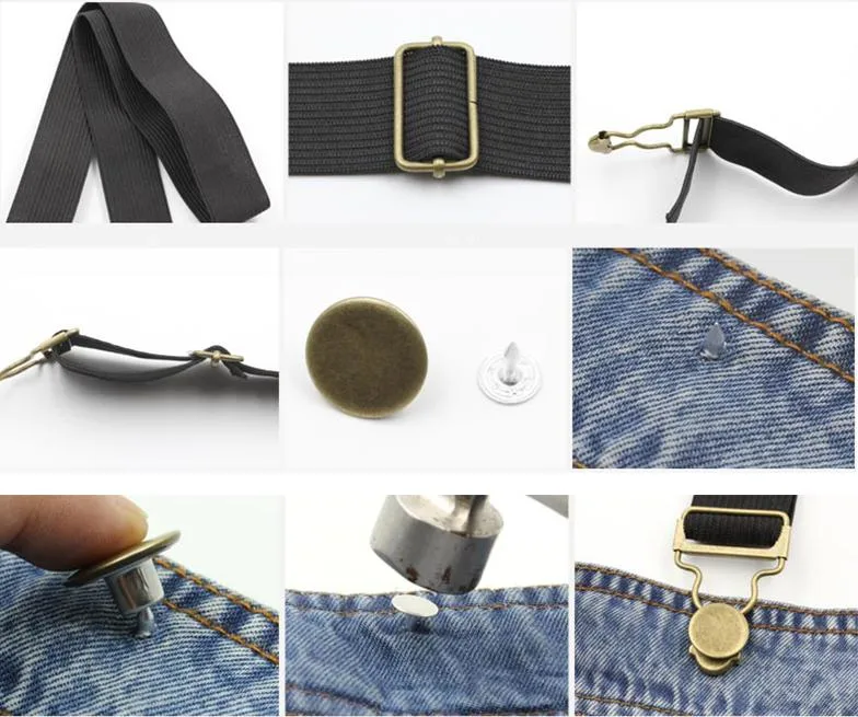 Fashion Heart Shape Suspender Buckles Strap Adjuster Fastener Clip for Garment Metal Buckles